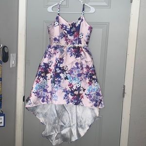 Girls high low dress size 16.